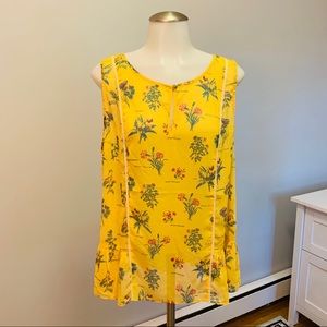 Sheer sleeveless top